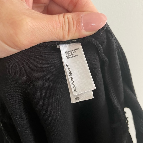 American Apparel Women's Black Sleeveless backless Skater Dress size XS - Picture 4 of 4